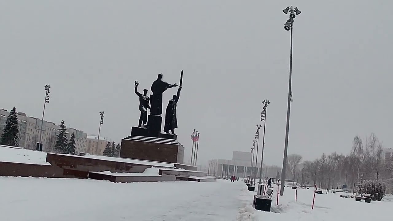 #прокатился по Эспланаде 7 декабря.  #снегопад. #мороз. #музыка. #прогулкапоперми, #андрей. #пермь