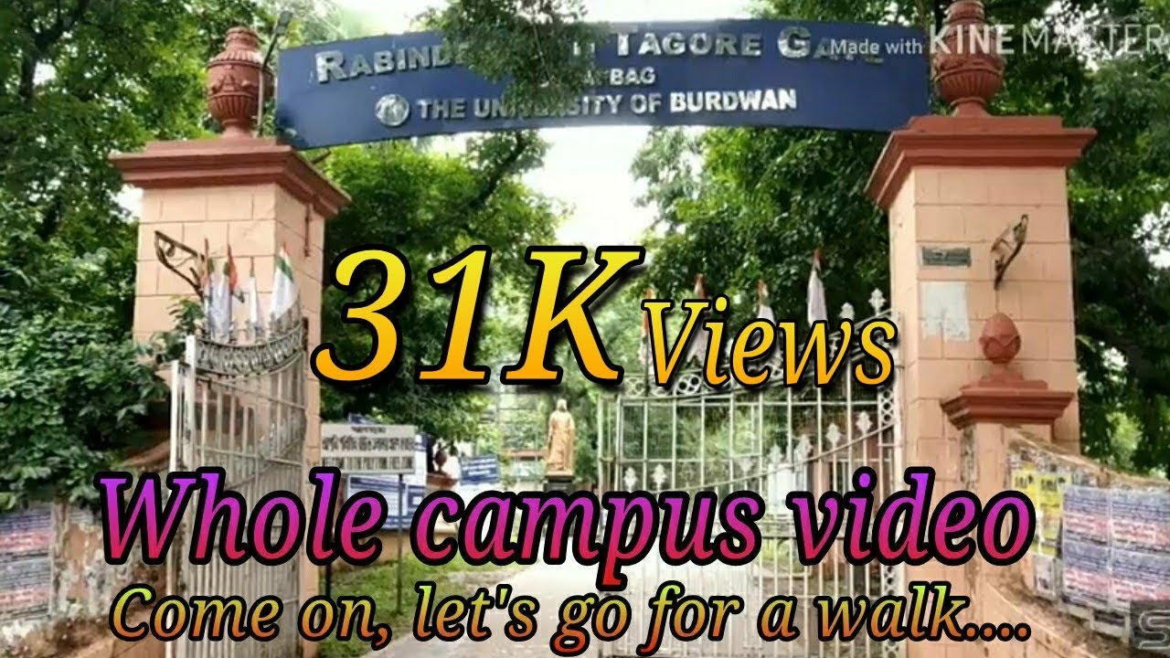 The University Of Burdwan Campus❤Whole campus enclosed in natural beauty🌳🌴🎋💧🌈🐤🦜🕊