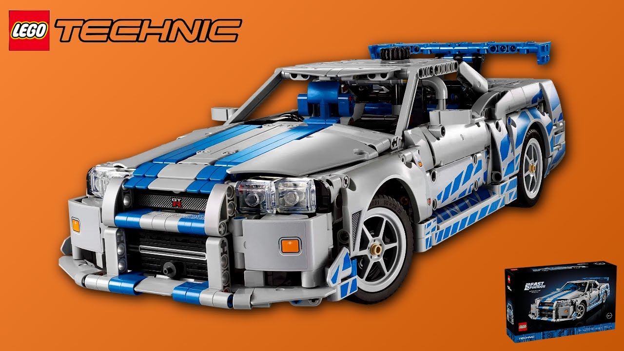NEW! LEGO Technic 2 Fast 2 Furious Nissan Skyline GT-R (42210) - Speed Build + Review