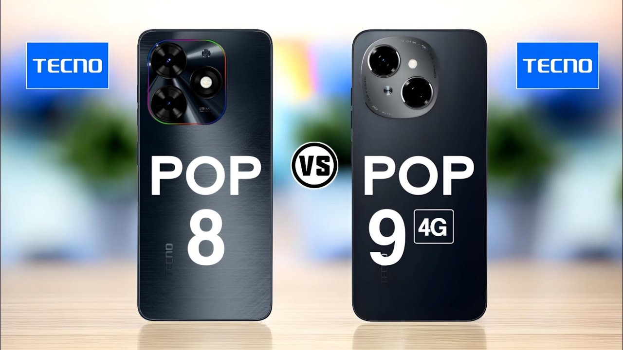 Tecno Pop 8 Vs Tecno Pop 9 4G   #Trakontech