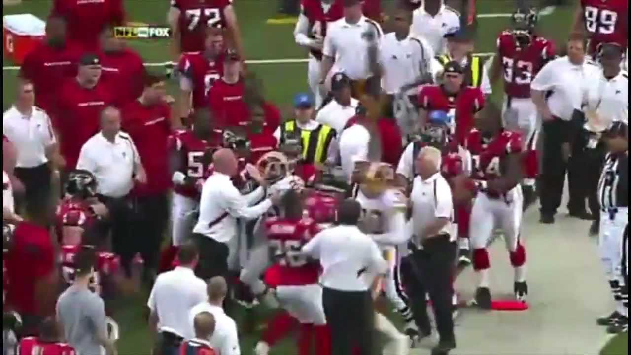 NFL Fight - Redskins vs Falcons
