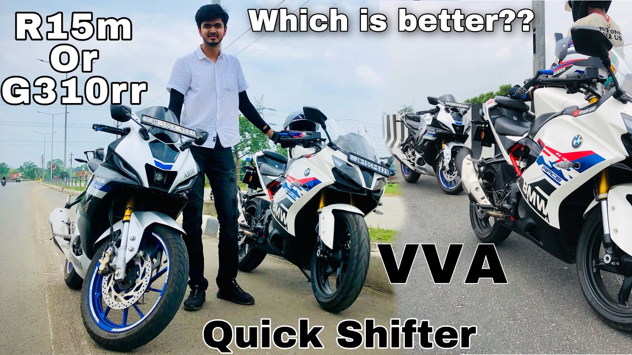 R15m vs Bmw g310rr : which one to buy ?? Quick Shifter VVA Technology 😱 Priyanshu Keshri