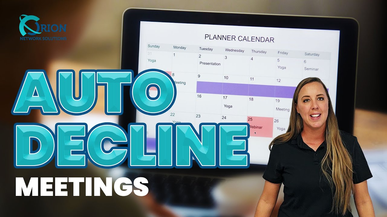 How To Auto Decline Meetings With Google's Calendar