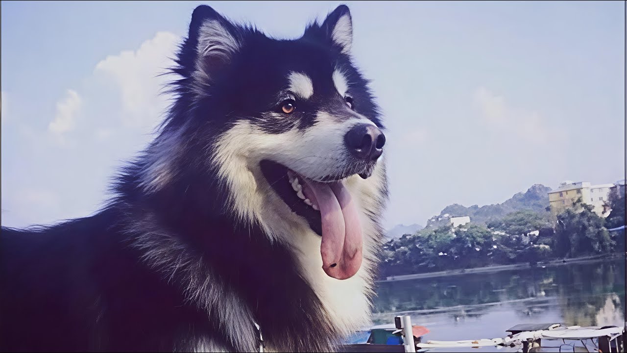 這隻混種的阿拉斯加不是分離焦慮，而是感覺失寵的幹譙