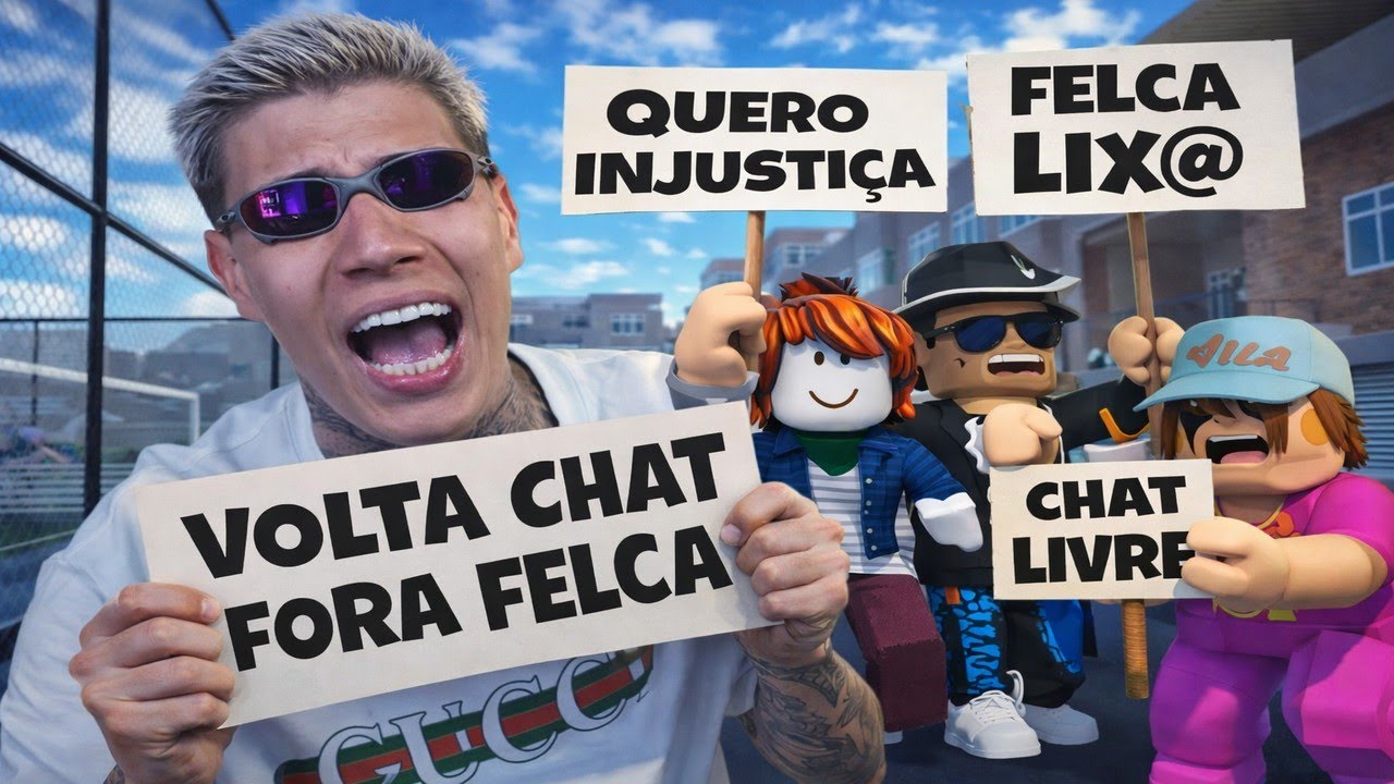 YURI22 FAZ PROTESTO NO ROBLOX, KKK (VOLTA O CHAT FELCA)