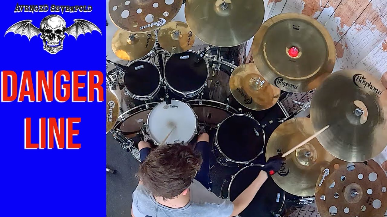 AVENGED SEVENFOLD - DANGER LINE - DRUM COVER | BOSPHORUS CYMBALS