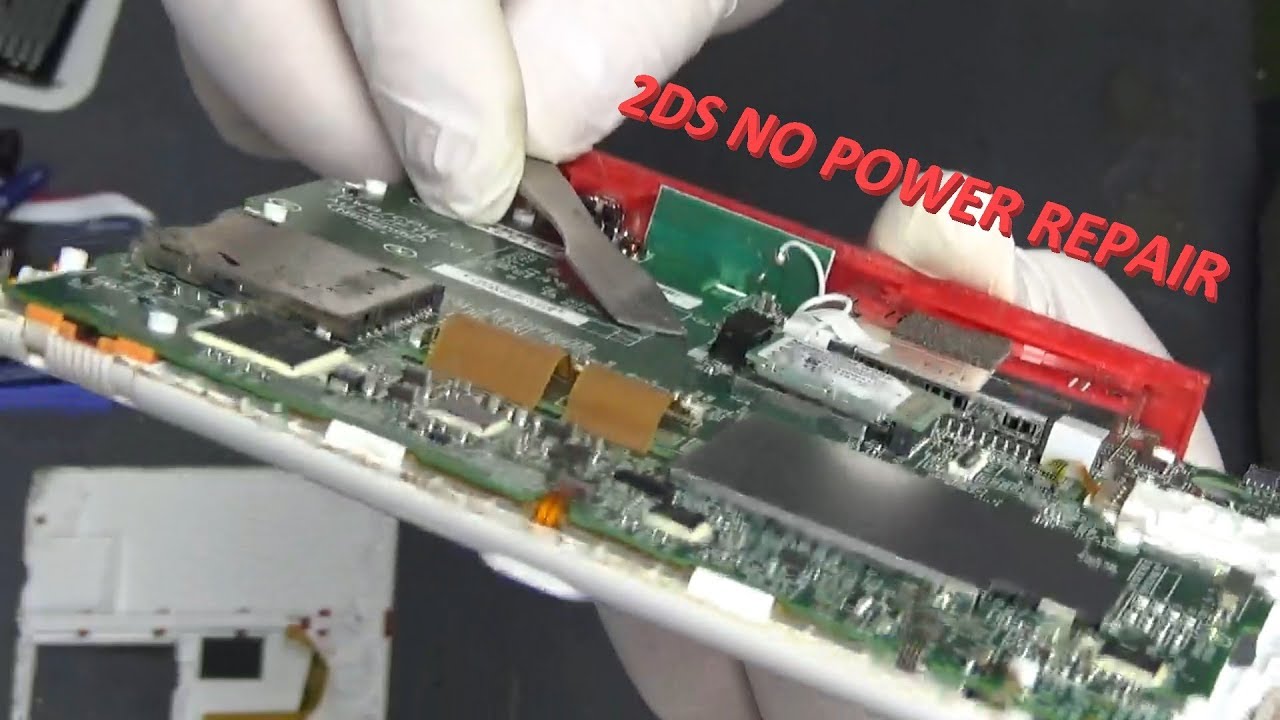NINTENDO 2DS NO POWER. BATTERY CONNECTOR FIX. www.ubermicro.co.uk