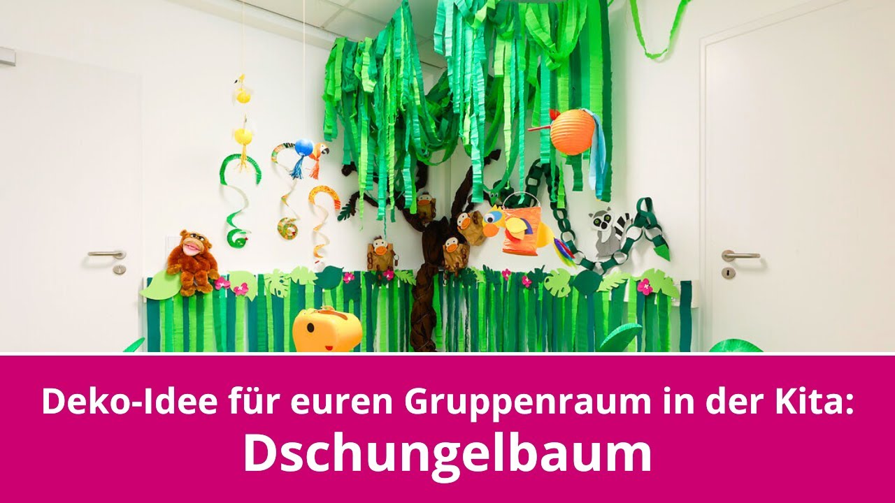 Dschungel-Basteln in der Kita | Elviras Bastelmaterial | Basteln mit Kindern