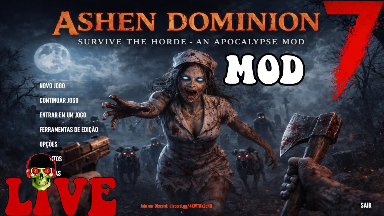 Perigos no DESERTO! 💀 MOD Ashe Domination  (7Dtd)