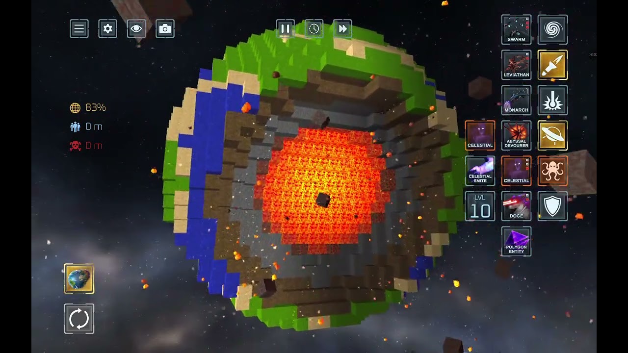 Eu DESTUINDO planetas #solarsnash 
