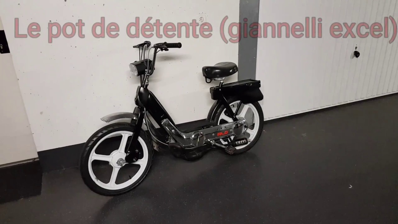 La préparation du Piaggio ciao. Étape 2 le pot de détente