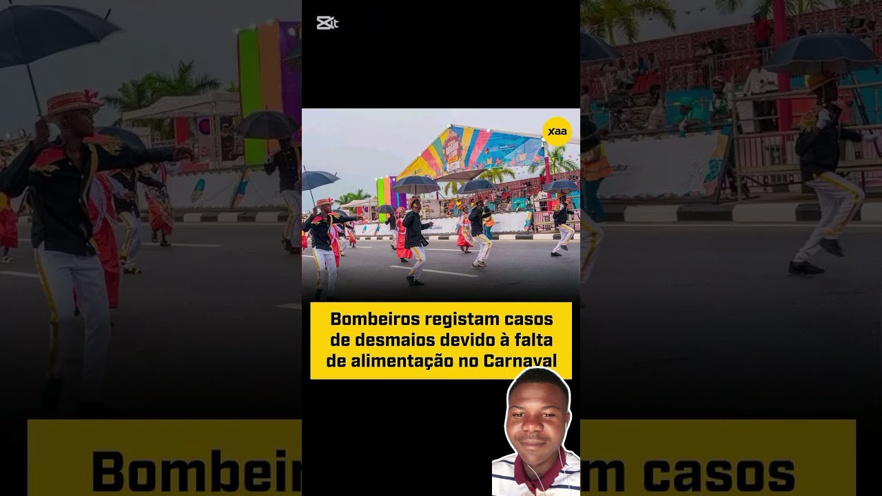 desmaio em pleno carnaval em Angola por conta da fome #carnaval #carnaval2025 #carnavalangola