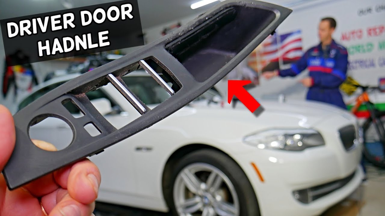 Замена и снятие ручки передней водительской двери BMW F10 F11 520i 528i 530i 523i 535i 518d 520d ...