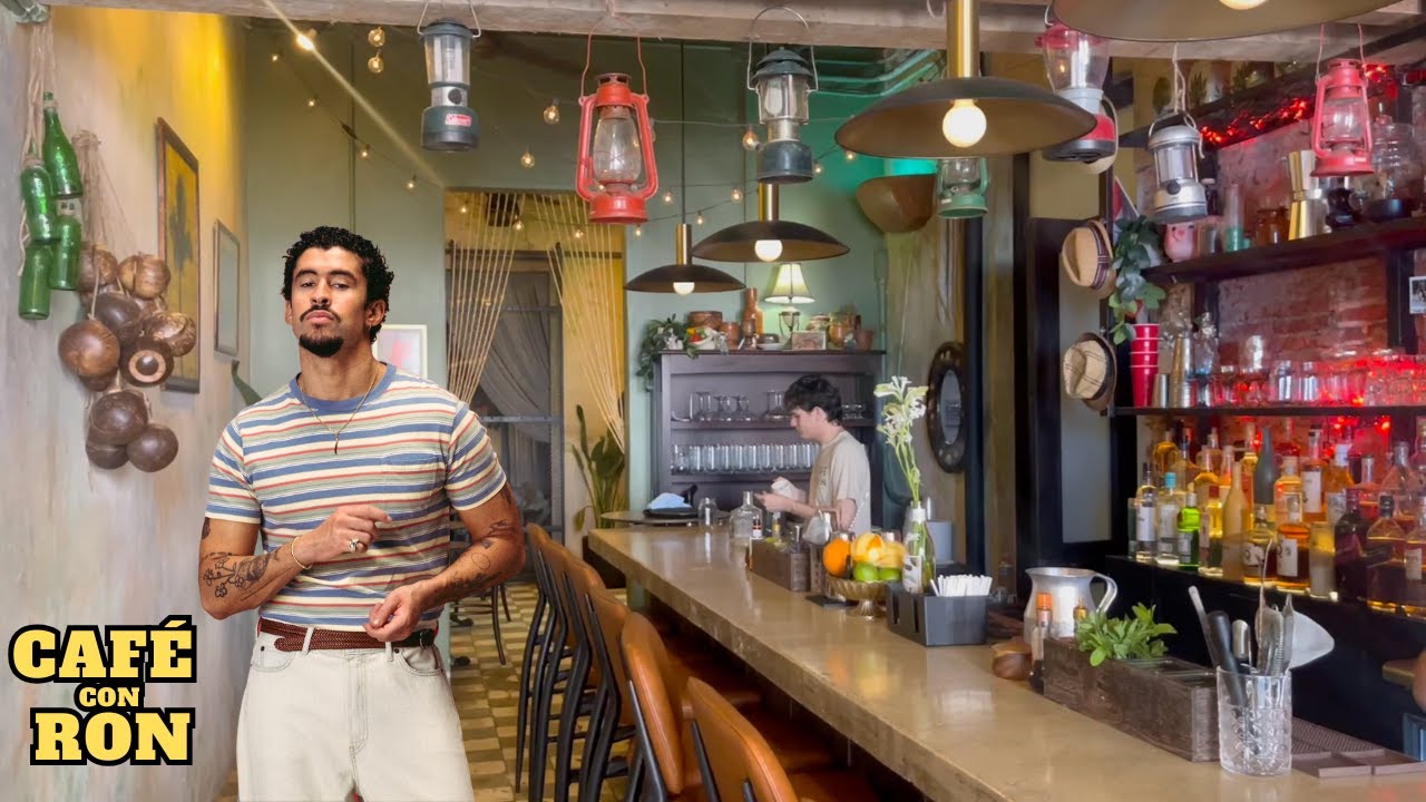 Inside Bad Bunny's New Coffee Bar 'Café Con Ron' | Old San Juan, #PuertoRico