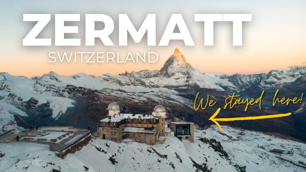 Zermatt, Switzerland // Staying at 3100 Kulmhotel Gornergrat - the highest hotel in the Swiss Alps!