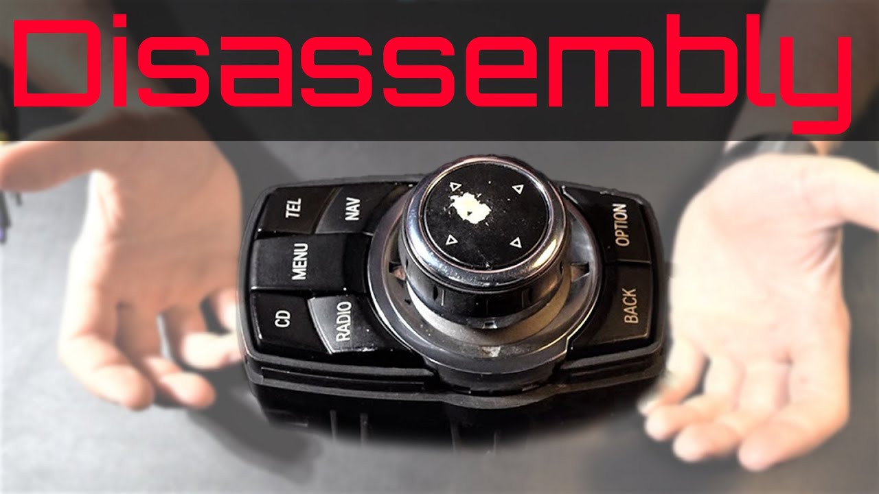 Disassembling a BMW iDrive Controller for Cleaning