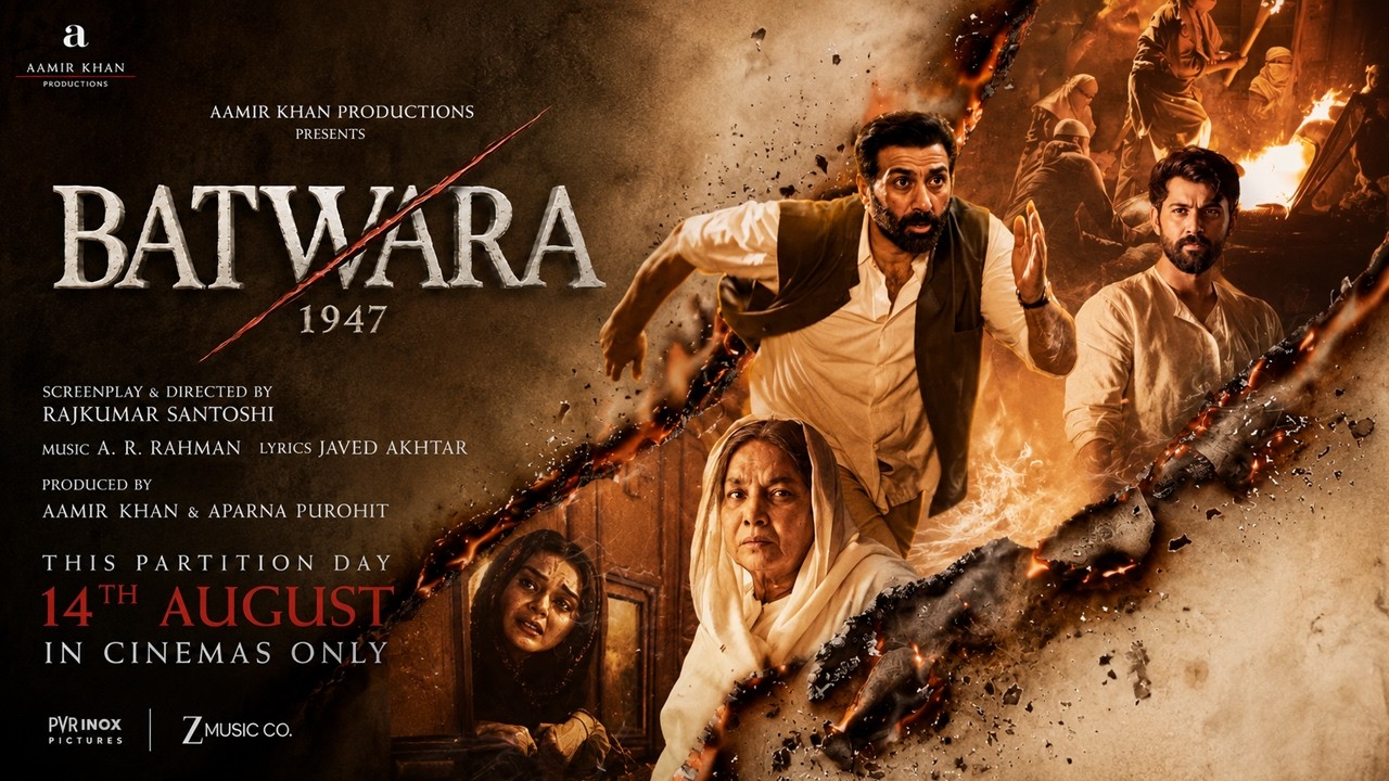 Batwara 1947 Teaser | Sunny Deol, Preity Zinta, Aamir Khan | Batwara 1947 First Look Out | Rajkumar