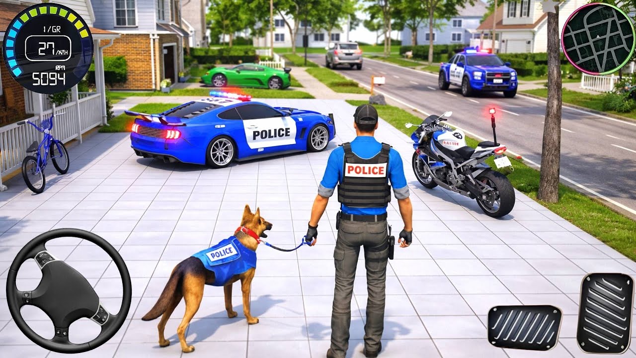 Police Car Chase Simulator 3D - Real City Cop Pursuit Goes Wild 🚓🔥 (Android Gameplay)