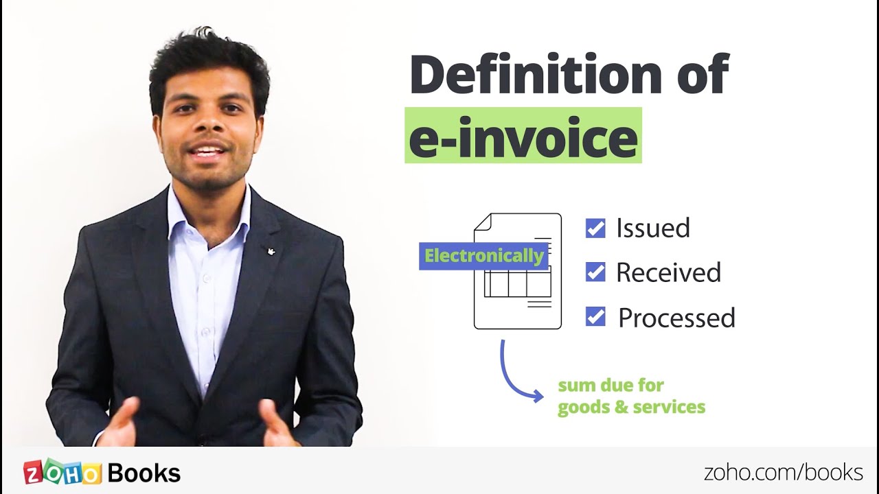 What Is e-invoice Under GST? | Basics of&nbsp;GST e-invoicing - Zoho Books