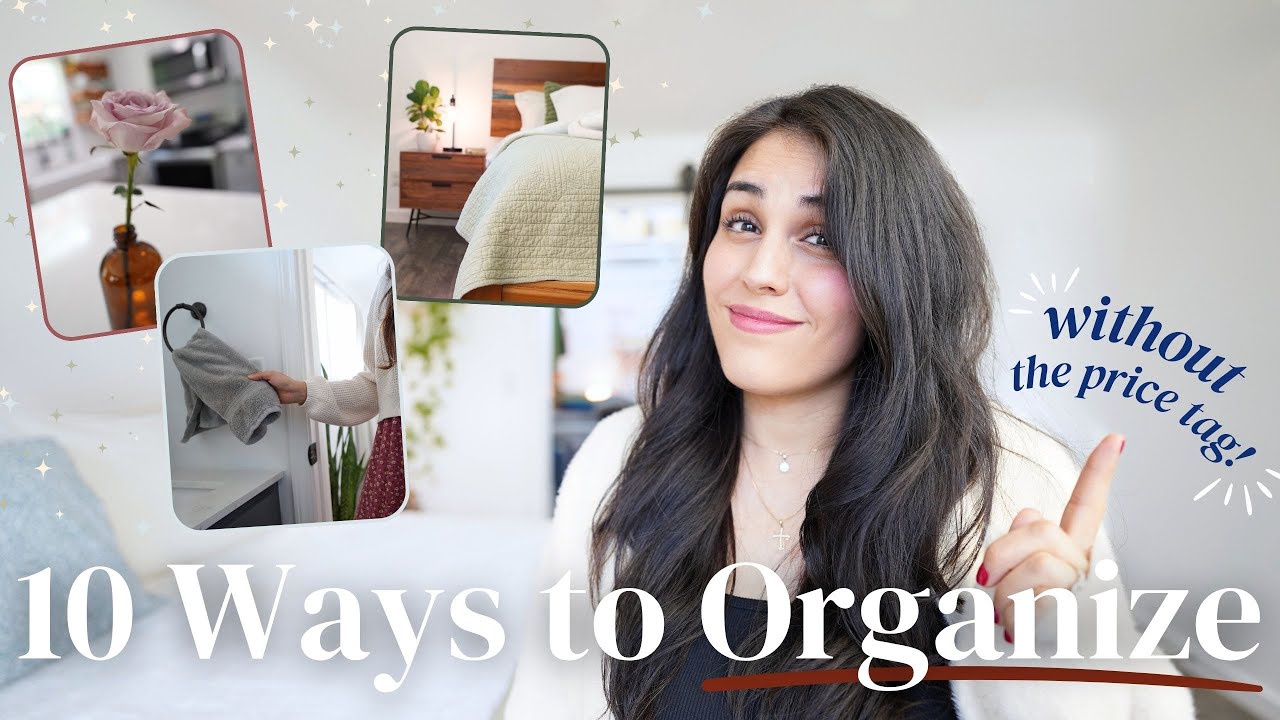 10 Easy Ways to Organize Your Home WITHOUT Spending Money (using what you already have)