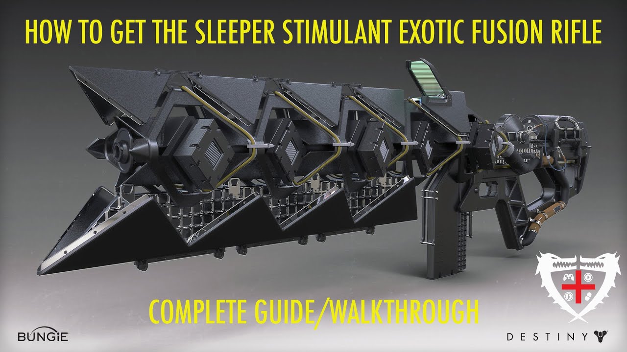 Destiny - How to Get the Sleeper Stimulant Exotic Heavy Fusion Rifle (Complete Step-by-Step Guide)