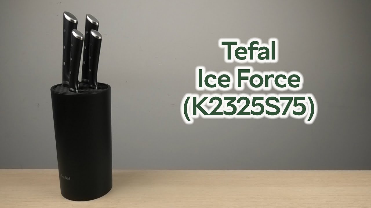 Розпаковка Tefal Ice Force у пластиковій колоді 4 предмети (K2325S75)