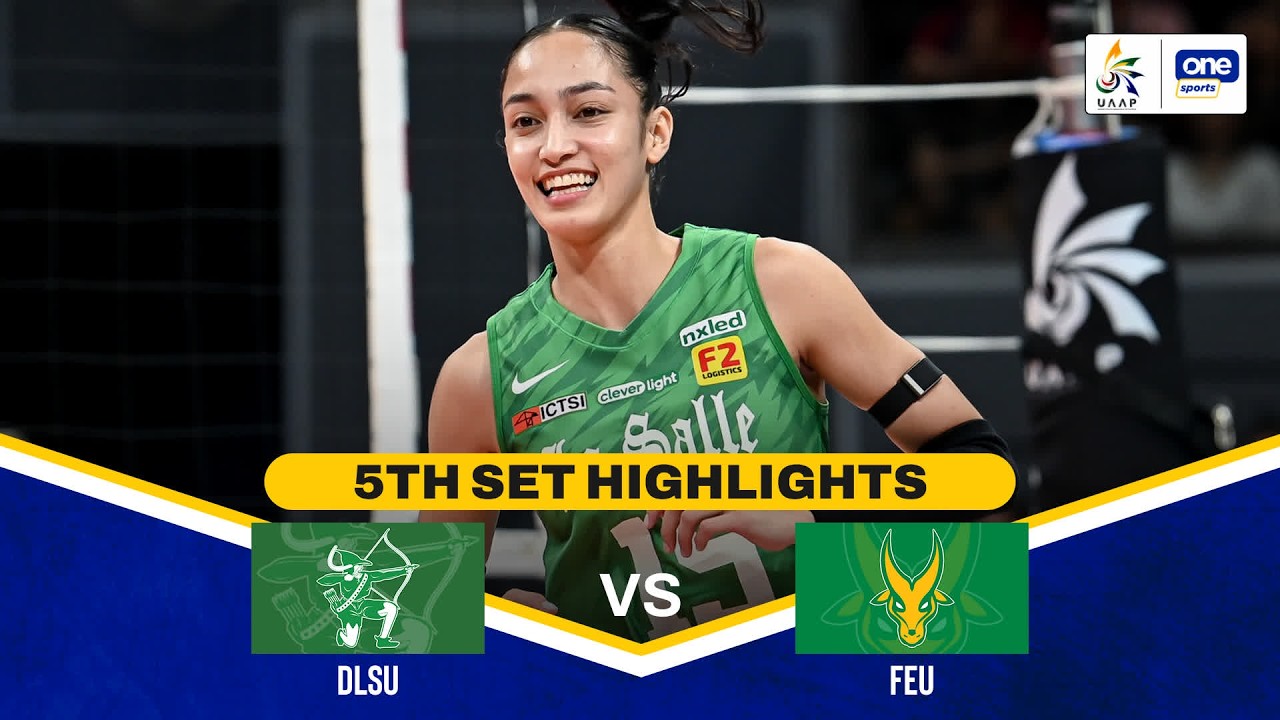 FEU vs DLSU | SET 5 HIGHLIGHTS | UAAP SEASON 88 WOMEN&rsquo;S VOLLEYBALL | APRIL 8, 2026