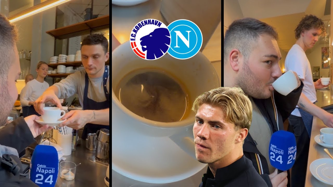 ☕️ CAFFÈ SOSPESO by HOJLUND prima di Copenhagen-Napoli 😂😅