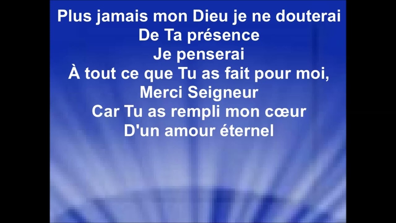 PLUS JAMAIS JE NE DOUTERAI MON DIEU - Jenna Diehl (cantique Gitan)