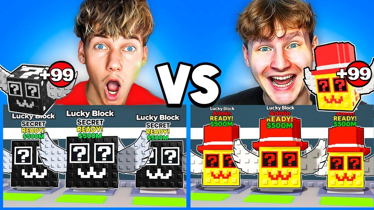 100 vs 100 Secret Lucky Block Párbaj!😨 (Steal a Brainrot)
