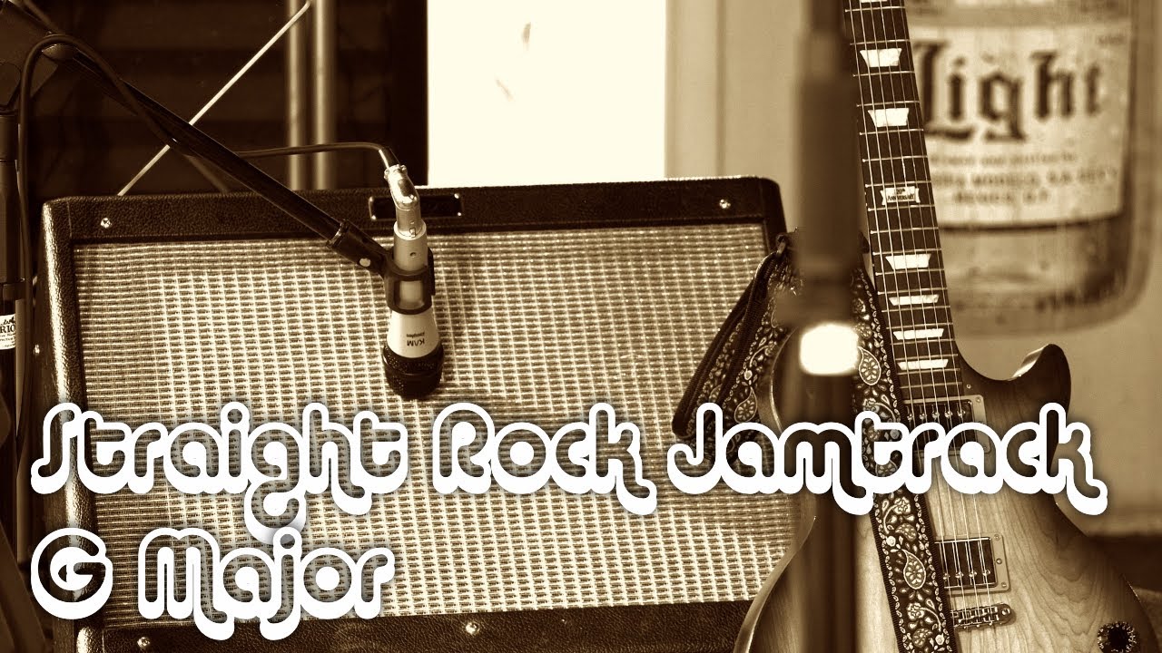 Straight Rock Backing Track