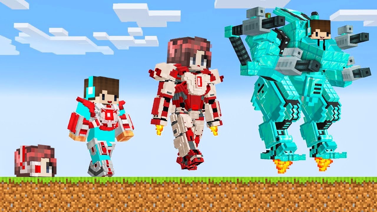 UPDATE ROBOT MECHA TRANSFORMER PALING REALISTIS DI MINECRAFT 🤖🚒🚔