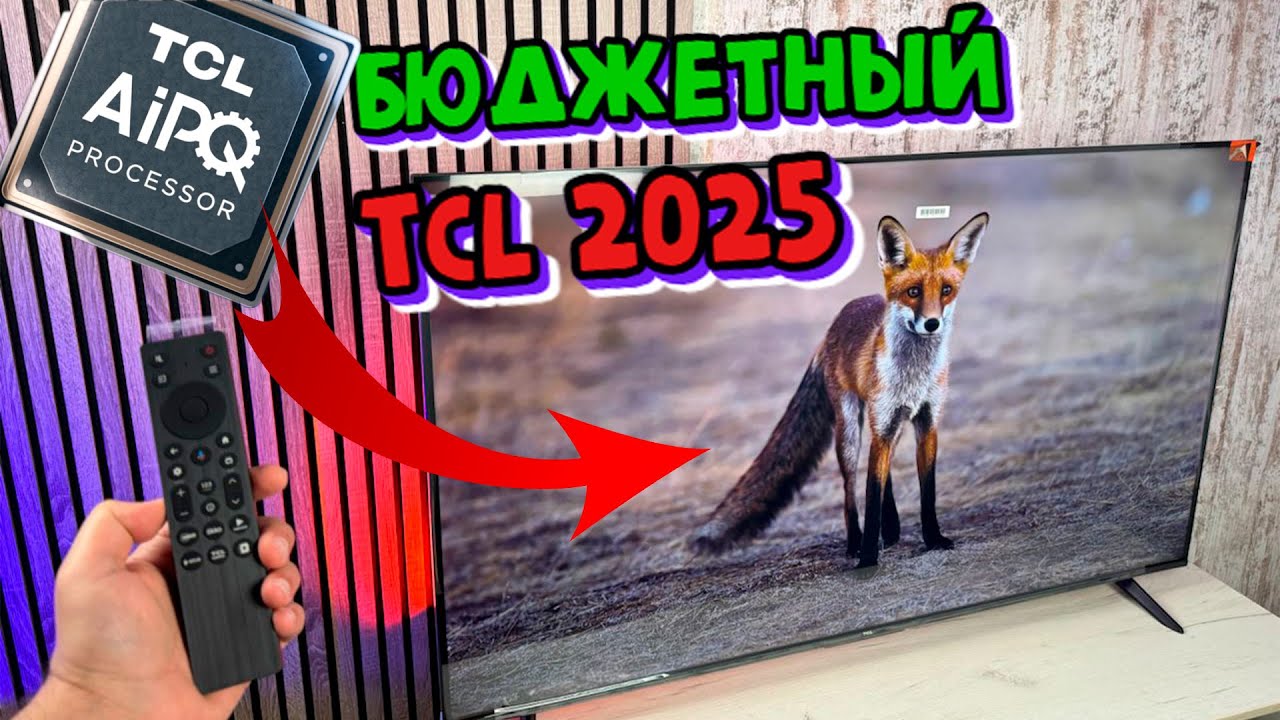 БЮДЖЕТНЫЕ TCL 2025 - 55P6K