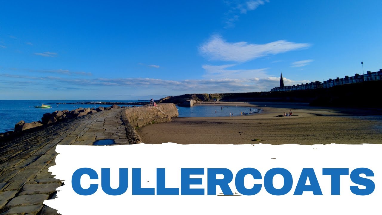 🇬🇧 HD Walking Tour through CULLERCOATS, Tyne and Wear (England, UK)