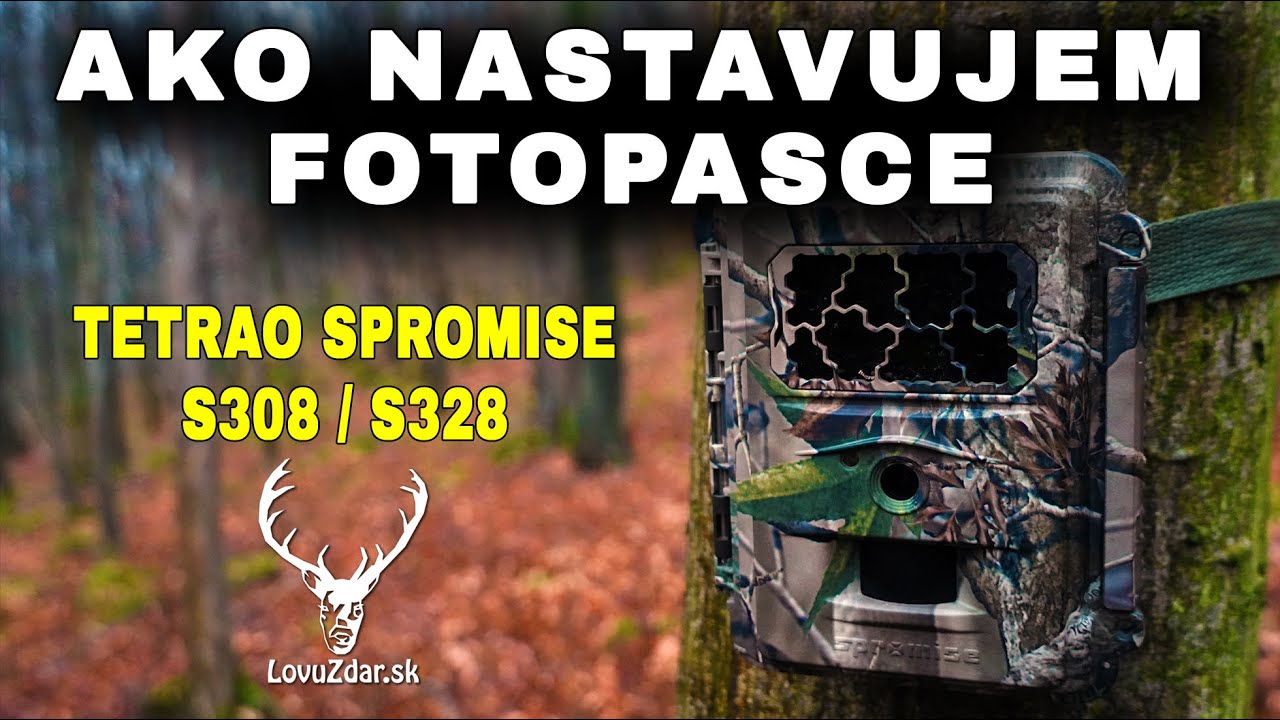 Ako nastavujem svoje fotopasce | Ako nastaviť fotopascu TETRAO SPROMISE S308 / S328 | Nastavenie