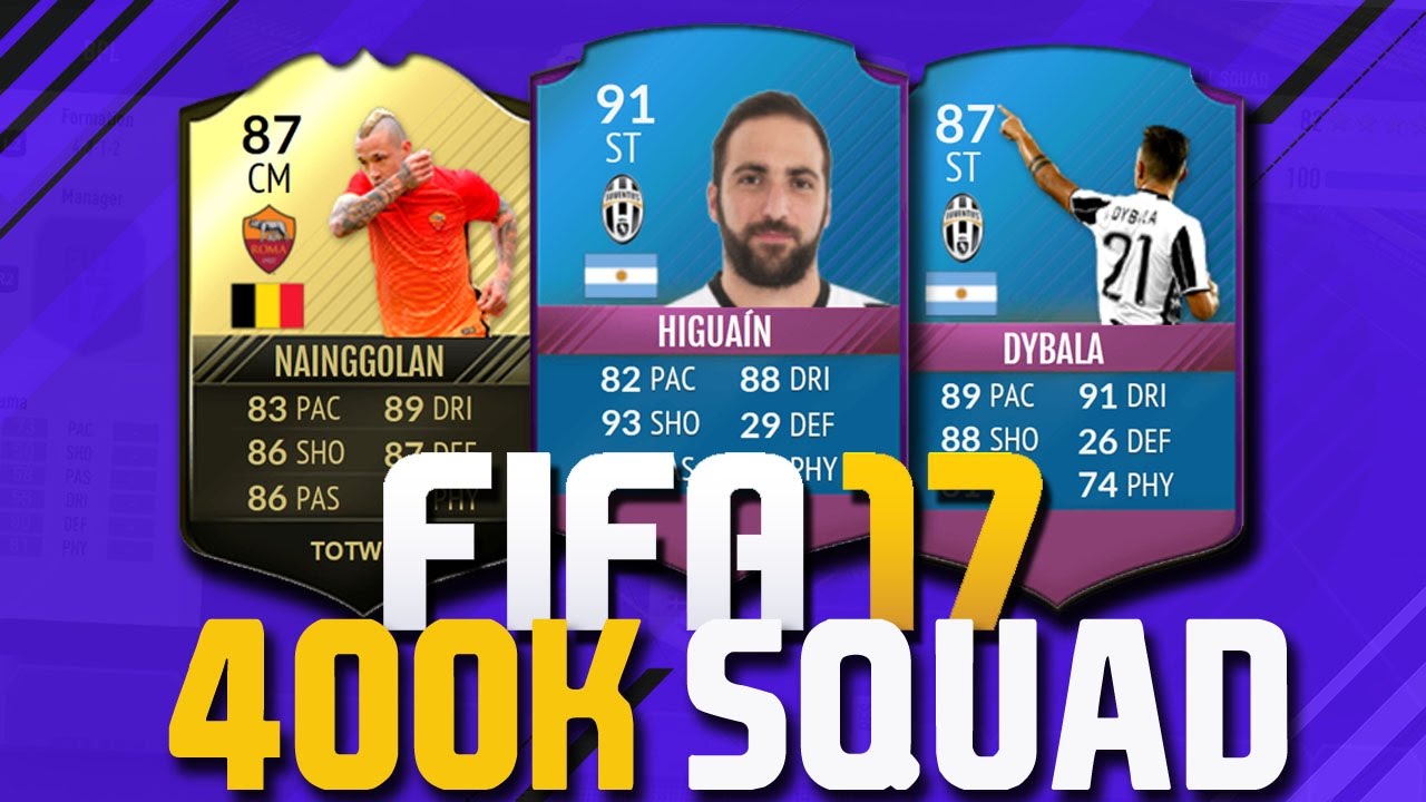 INSANE 400K SQUAD BUILDER