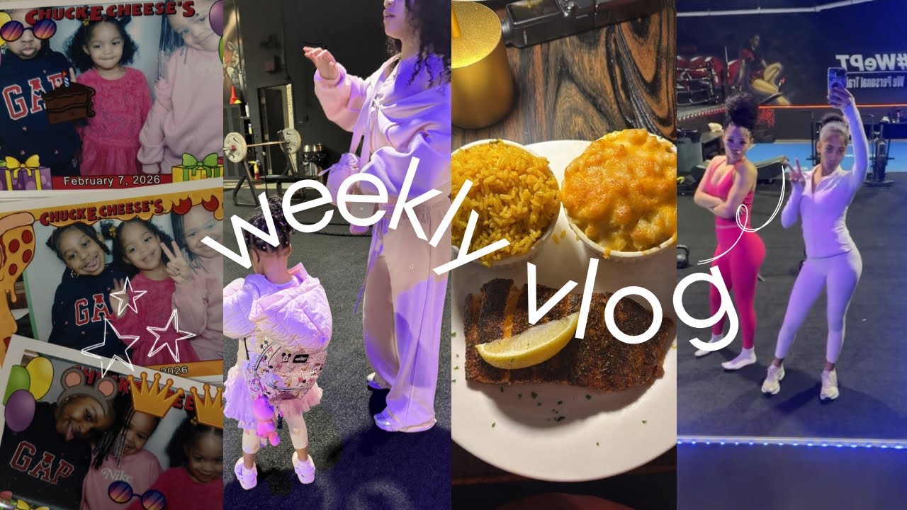 Weekly Vlog: Valentine’s Day Maintenance💅🏼, Kids Fun Day🎡, Meal Prep👩🏼‍🍳| Mom Life in My 20s✨