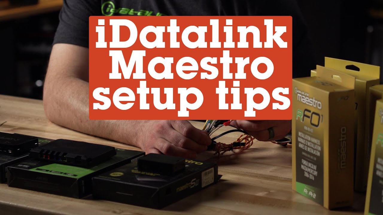 Советы по настройке iDatalink Maestro | Crutchfield