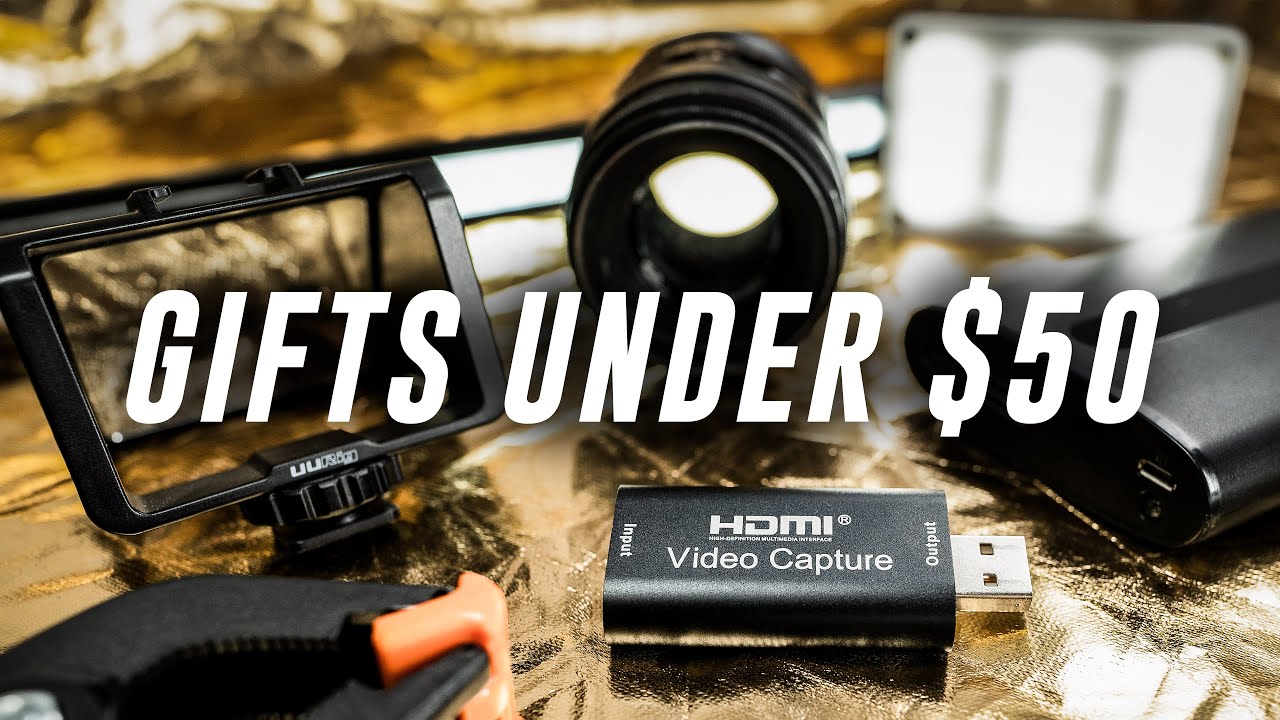 Gifts to buy a YOUTUBER UNDER $50!