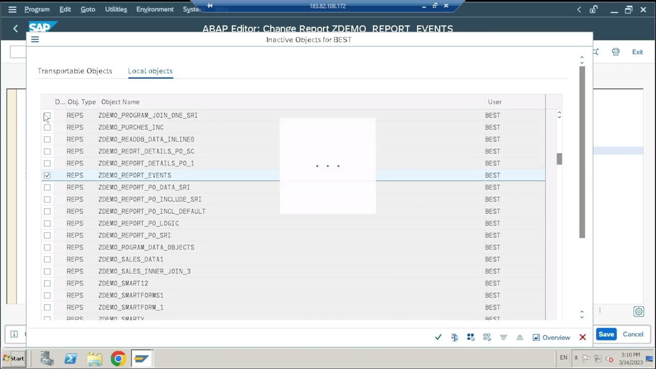 22. Report Events and Validation in SAP ABAP