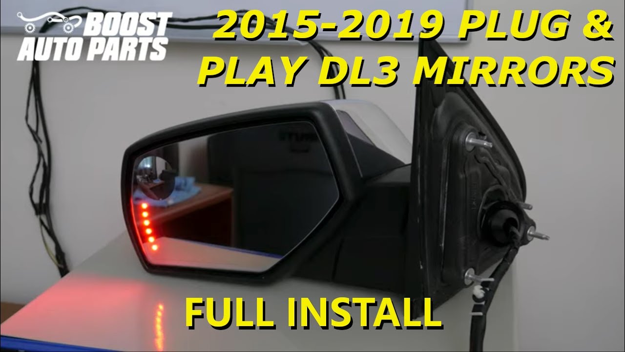 Модернизация электропроводки GM DL8 Small Mirror до DL3 Power Fold Plug And Play (2014 - 2019 Sil...