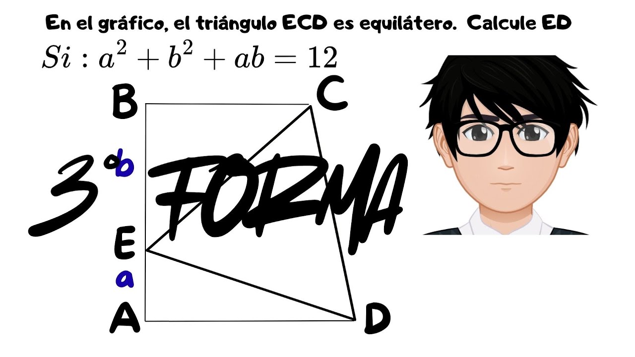 3° forma  Problema OLIMPIADAS DE GEOMETRÍA