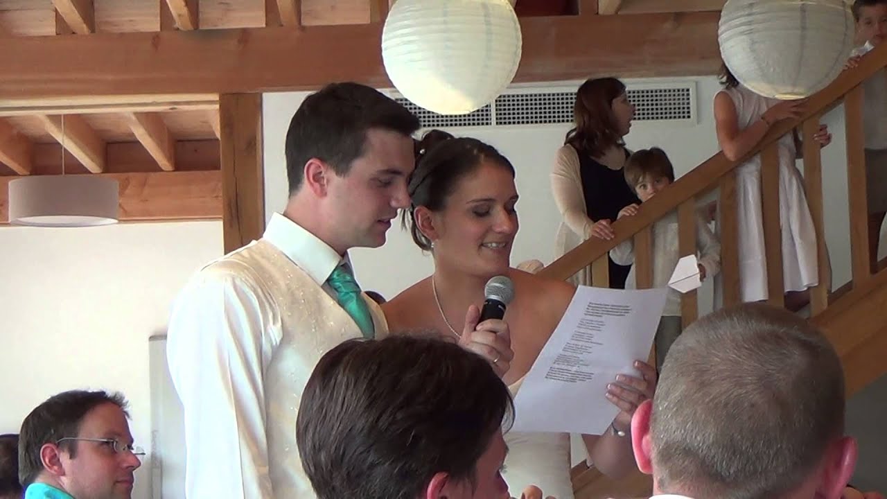 Mariage M&M's - Chanson de remerciement - Les étoiles filantes revisitées
