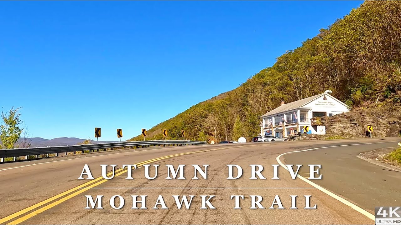 [4K] Mohawk Trail Autumn | Berkshire Mountains | 4K Scenic Fall  Foliage Mountain Driving Tour