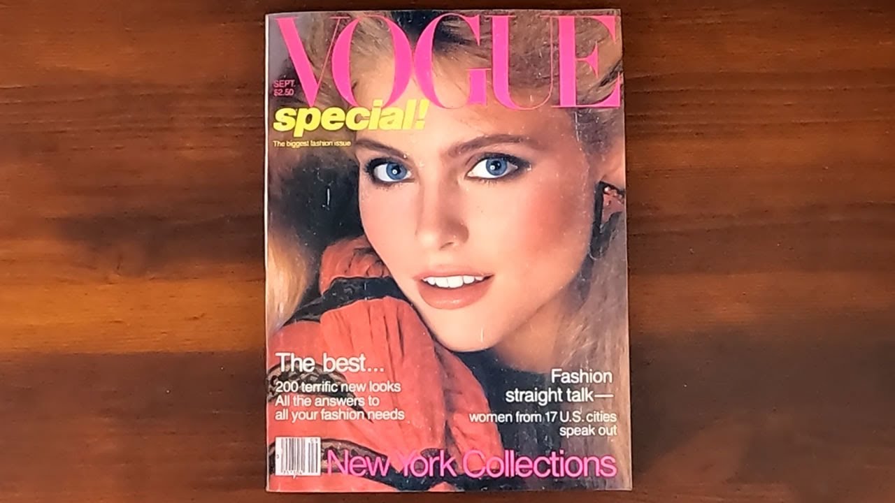 1980 September ASMR Magazine Flip Through: Vogue w Kim Alexis, Gia Carangi, New York Collections