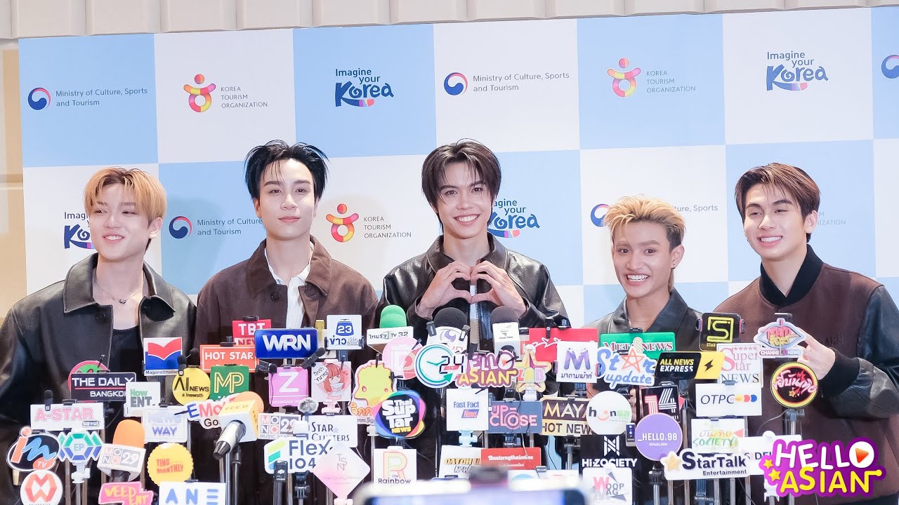 ตัวแทนน้องๆวง DICE ร่วมแถลงข่าวในงาน Korea Tourism Show Case 2026 