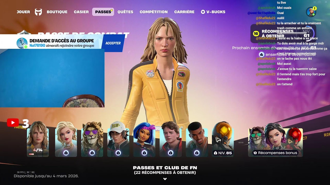 TOP 1//FaceCAM// Fortnite// 1V1 MOI DANS LE CHAT // BIENTÔT LES 1K !