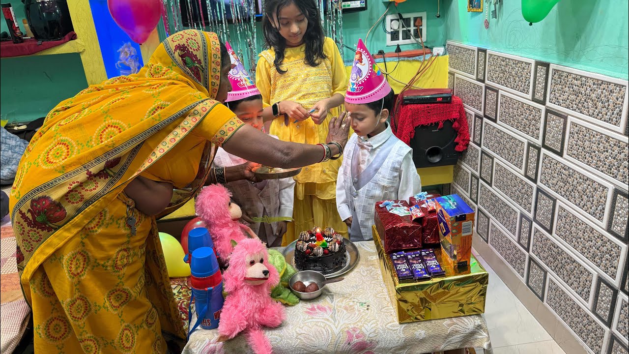Arnav or Arav ka birthday celebration 🥳 Day19