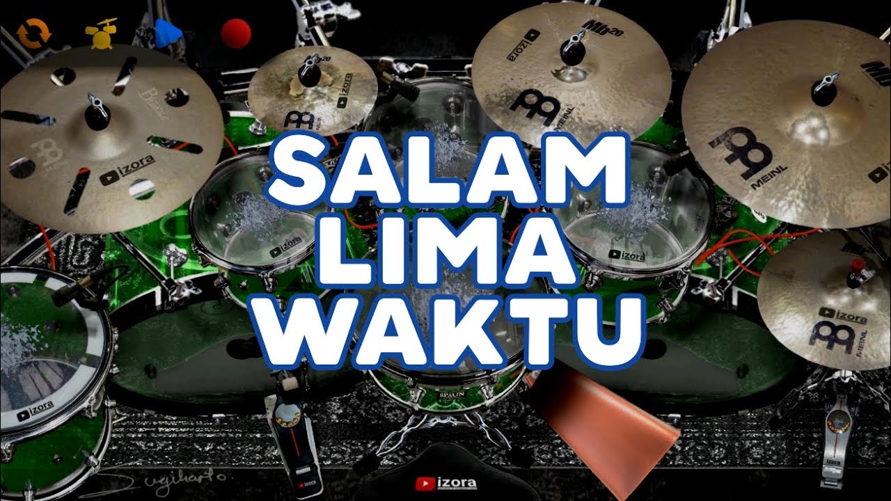 REAL DRUM COVER | SALAM 5 WAKTU - WALI BAND