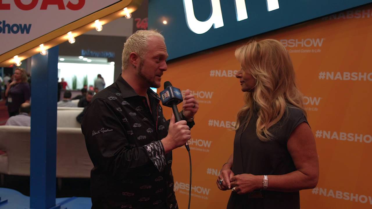 Kim Komando at NAB Show with Ryan Salazar